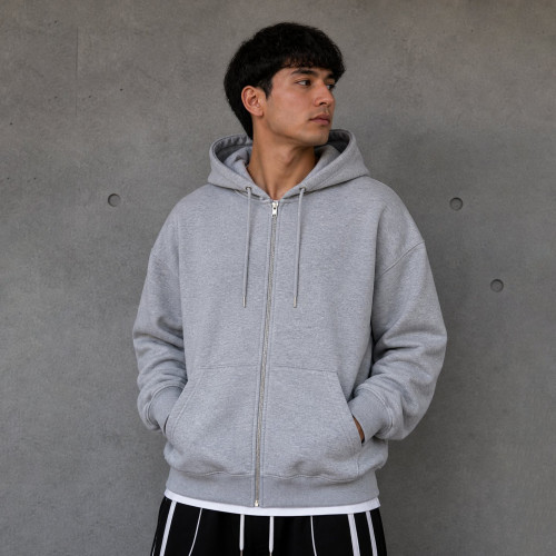Custom Clothing Manufacturer Heavyweight Pure Cotton Drop Shoulder Hoodies