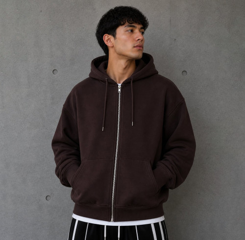 Custom Clothing Manufacturer Heavyweight Pure Cotton Drop Shoulder Hoodies