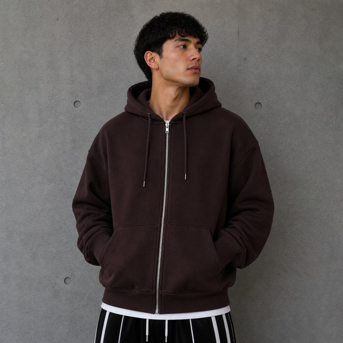 Custom Clothing Manufacturer Heavyweight Pure Cotton Drop Shoulder Hoodies