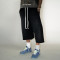 Custom Clothing Manufacturer Heavyweight Acid Wash Raw Capri Pants