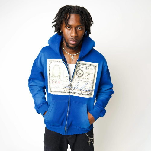 Custom Clothing Manufacturer Digital Printed Distressed Retro Hoodie