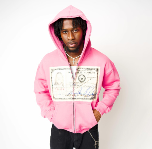Custom Clothing Manufacturer Digital Printed Distressed Retro Hoodie