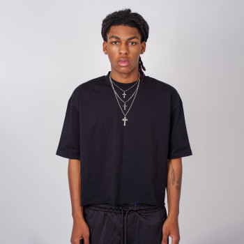 Custom Clothing Manufacturer Drop-Shoulder Casual Short-Sleeved T-shirt