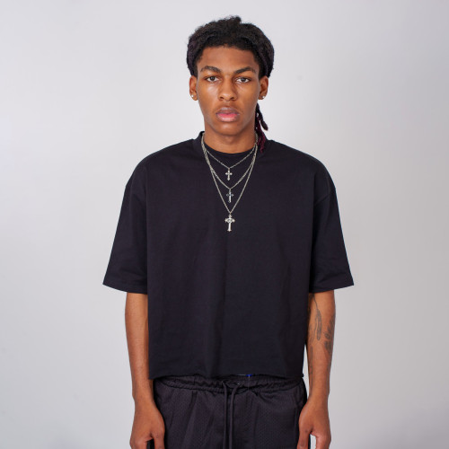 Custom Clothing Manufacturer Drop-Shoulder Casual Short-Sleeved T-shirt