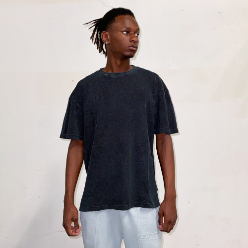Custom Clothing Manufacturer Drop-Shoulder Casual Short-Sleeved T-shirt