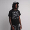 Custom Clothing Manufacturer Washed Distressed Graffiti Print T-shirt