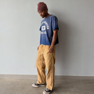 Custom Clothing Manufacturer Acid-Washed Offset Printed T-shirt
