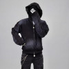Custom  Clothing Manufacturers Washed Gradient Rhinestone Hoodie