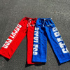 Custom Clothing Manufacturers Printed Rhinestone Straight-Leg Pants.