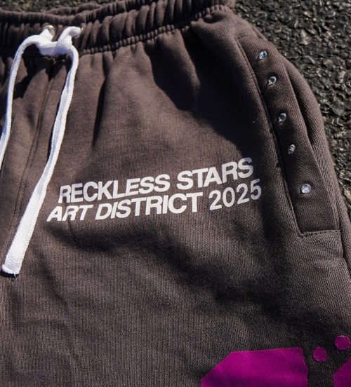 Custom  Clothing Manufacturers Printed Rhinestone Straight-Leg Pants.