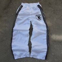 Custom  Clothing Manufacturers Embroidered Badge Short Hooded Nylon Suit.