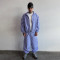 Custom  Clothing Manufacturers Nylon Embroidered LOGO Stand-up Collar Suit.