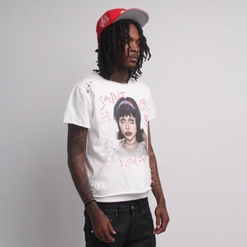 Custom  Clothing Manufacturers Printed distressed T-shirt