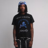 Custom Clothing Manufacturers Digitally Printed Distressed Black T-Shirt