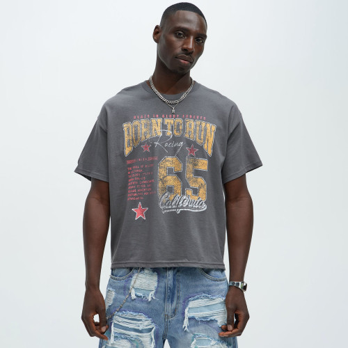 Custom Clothing Manufacturers Digital Printed Short-Sleeve T-Shirt