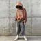 Custom Clothing Manufacturers Heavyweight Distressed Printed Hoodies