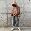Custom Clothing Manufacturers Heavyweight Distressed Printed Hoodies