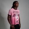 Custom Clothing Manufacturers Printed Acid Wash color-blocked T-shirt