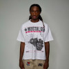Custom Clothing Manufacturers Printed Distressed Frayed Edges T-shirt