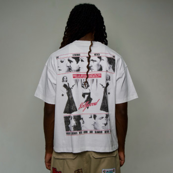 Custom Clothing Manufacturers Printed Distressed Frayed Edges T-shirt