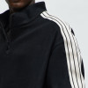 Custom Clothing Manufacturers Striped Half-Zip Fleece Jacket