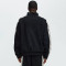 Custom Clothing Manufacturers Striped Half-Zip Fleece Jacket