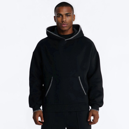 Custom Clothing Manufacturers Heavyweight Hand-Stitched Hoodies