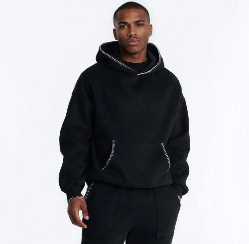 Custom Clothing Manufacturers Heavyweight Hand-Stitched Hoodies