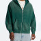 Custom Clothing Manufacturers Distressed Acid-Wash Zipper Hoodies