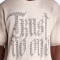 Custom Clothing Manufacturers Rhinestones Distressing Cotton T-shirt
