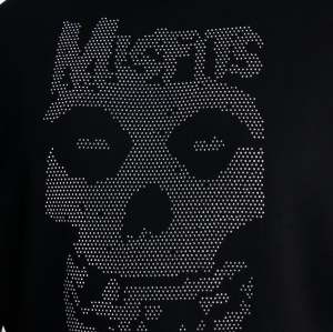 Custom Clothing Manufacturer Black T-shirt With Rhinestone Embellishment
