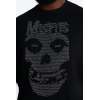 Custom Clothing Manufacturer Black T-shirt With Rhinestone Embellishment