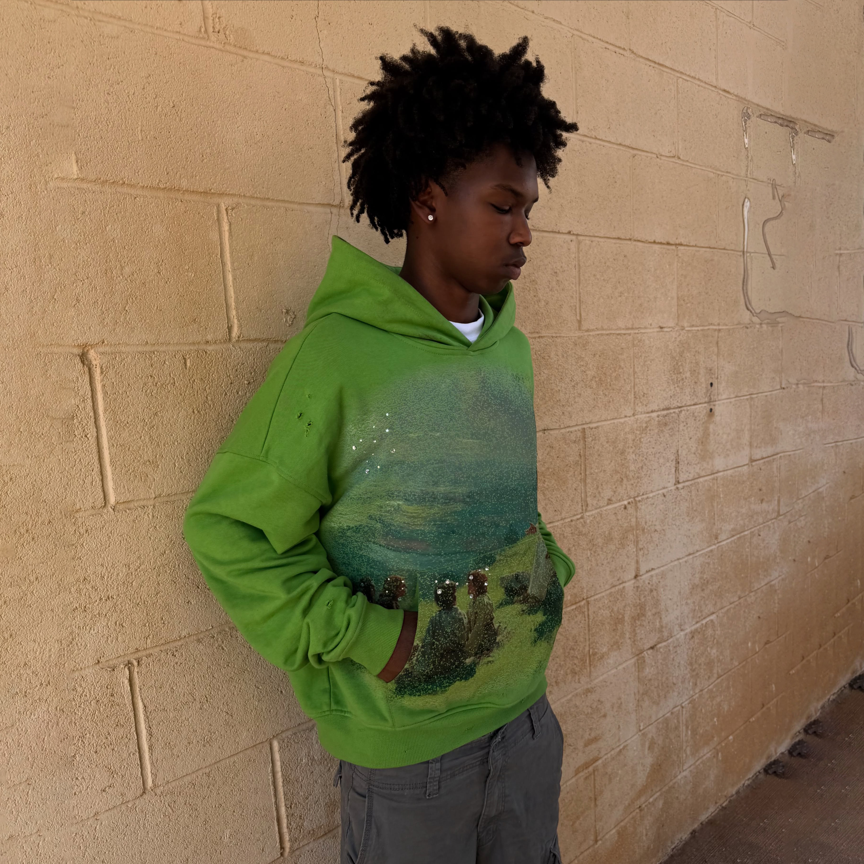 Puff Printing Hoodie
