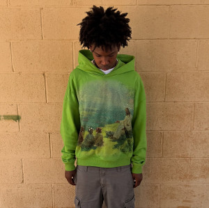 Custom Clothing Manufacturer Distressed Printing Rhinestones Hoodies