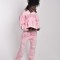 Custom Clothing Manufacturer Rhinestone Acid Wash Two-Piece Hoodie Set