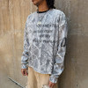 Custom Clothing Manufacturer Camouflage Printing Distressing Raw T-shirt