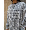 Custom Clothing Manufacturer Camouflage Printing Distressing Raw T-shirt