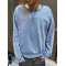 Custom Clothing Manufacturer Distressing Vintage V-neck T-shirt