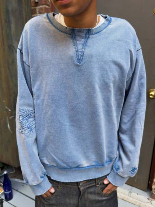 Custom Clothing Manufacturer Distressing Vintage V-neck T-shirt