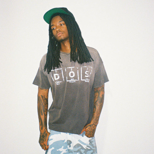 Custom Clothing Manufacturer Acid Wash Distressed Short-Sleeved T-Shirt