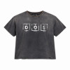 Custom Clothing Manufacturer Acid Wash Distressed Short-Sleeved T-Shirt