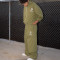 Custom Clothing Manufacturer Embroidered Nylon Windbreaker Two-Piece Set