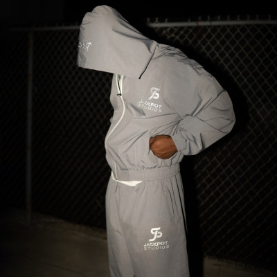 Custom Clothing Manufacturer Embroidered Nylon Windbreaker Two-Piece Set