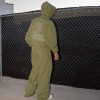 Custom Clothing Manufacturer Embroidered Nylon Windbreaker Two-Piece Set