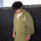 Custom Clothing Manufacturer Embroidered Nylon Windbreaker Two-Piece Set