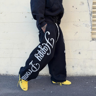 Custom Clothing Manufacturer Heavyweight Embroidered LOGO Joggers