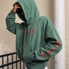 Custom Clothing Manufacturer Distressed Acid Wash Digital Printing Hoodies
