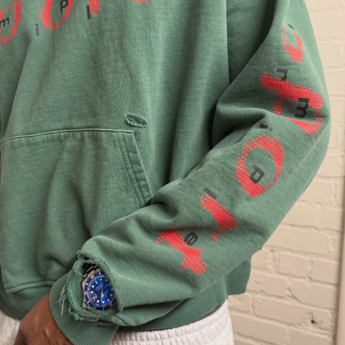 Custom Clothing Manufacturer Distressed Acid Wash Digital Printing Hoodies