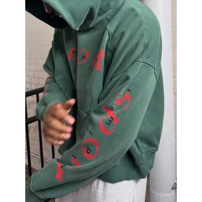 Custom Clothing Manufacturer Distressed Acid Wash Digital Printing Hoodies