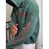 Custom Clothing Manufacturer Distressed Acid Wash Digital Printing Hoodies
